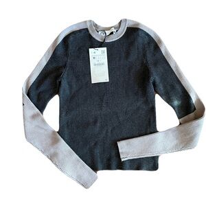 ZaraTwo-Tone Sweater